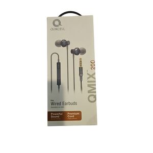 Quikcell Gray Wired Earbuds